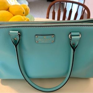 Beautiful Kate Spade Tiffany Blue Purse